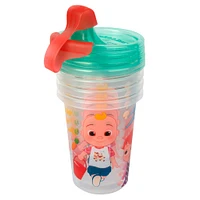Take & Toss CoComelon Sippy Cups 10oz 4-pack