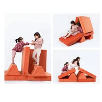 Complete Modular Sofa - Papaya Splash