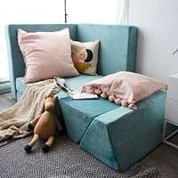Complete Modular Sofa - Sea Berry