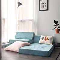 Complete Modular Sofa - Sea Berry