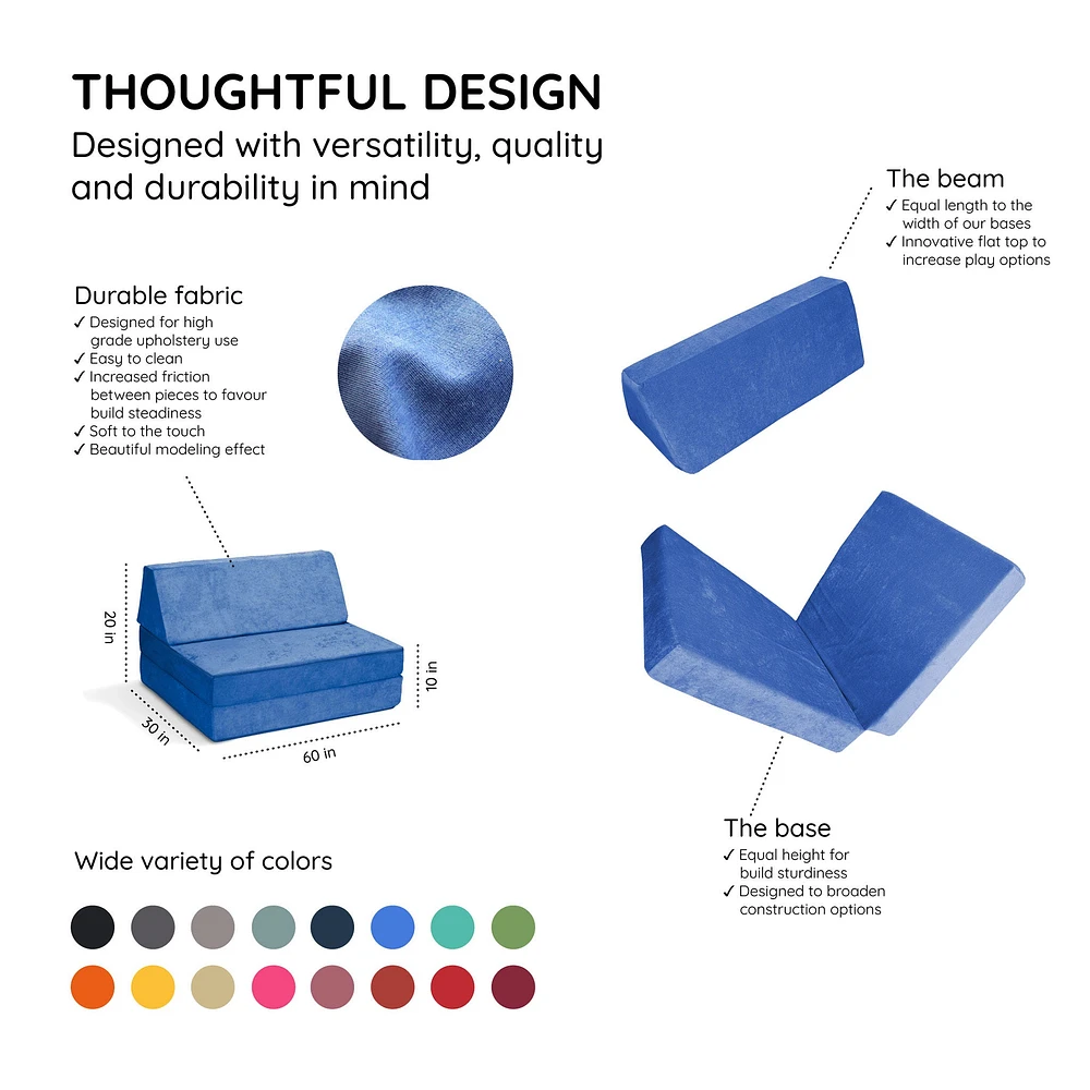 Half Modular Sofa - Moon Melon