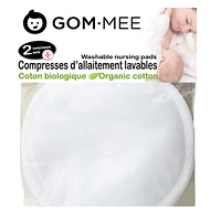Compresses d'Allaitement Lavable Paquet de 2