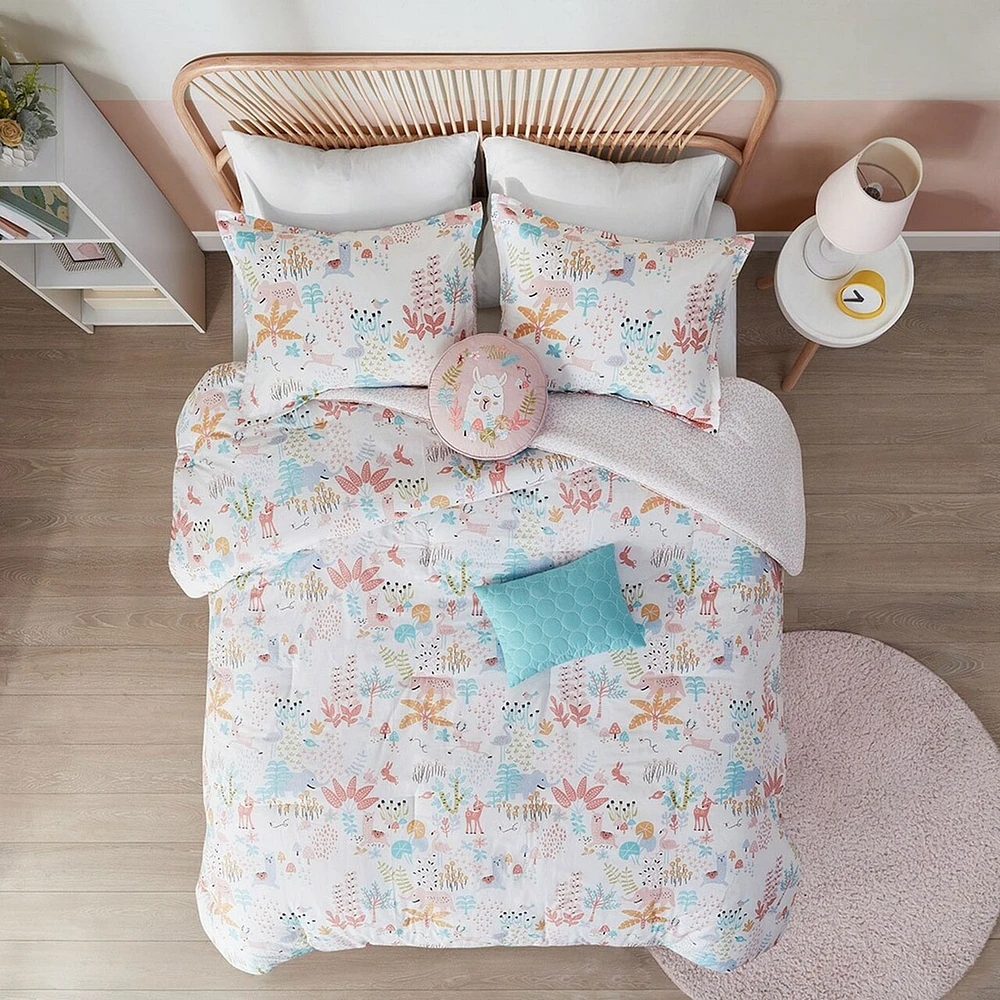 Double/Queen Comforter 5 Pieces - Iris Woodland