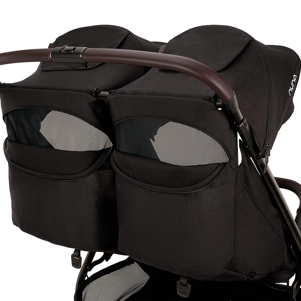 Double TRVL Stroller - Caviar
