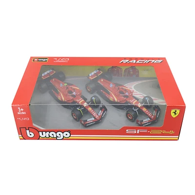 Set of 2 models cars  SF24 Fomula Racing - Charles Leclerc / Carlos Sainz 