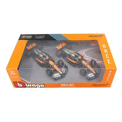 Set of 2 models cars MCL60 Mclaren  - Oscar Piastri / Lando Norris