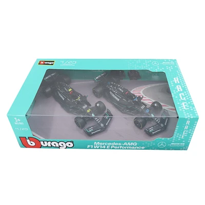Set of 2 F1 Car Models - Lewis Hamilton / George Russell 