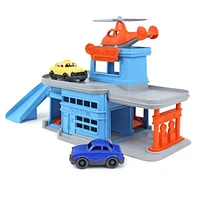 Garage avec Hélicoptère Voitur