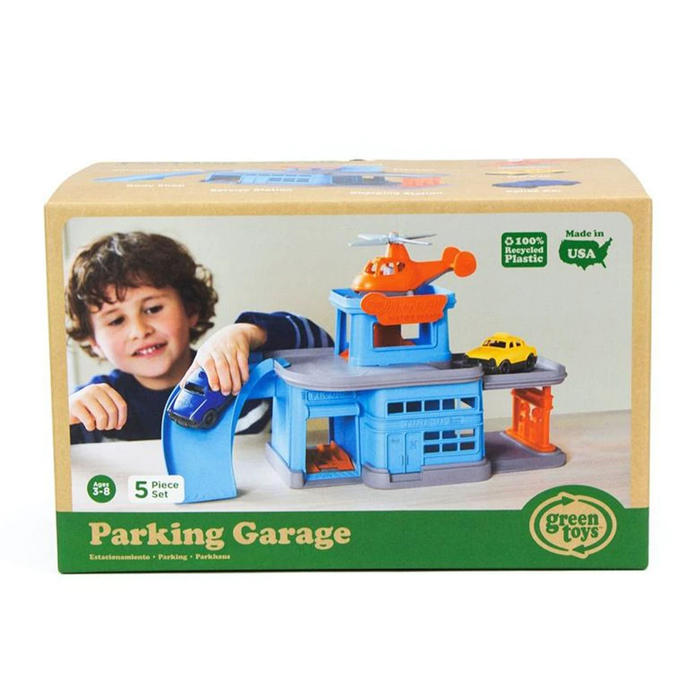 Garage avec Hélicoptère Voitur