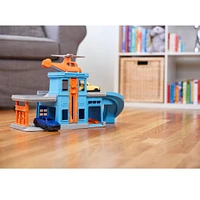Garage avec Hélicoptère Voitur