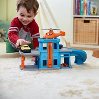 Garage avec Hélicoptère Voitur