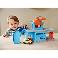 Garage avec Hélicoptère Voitur