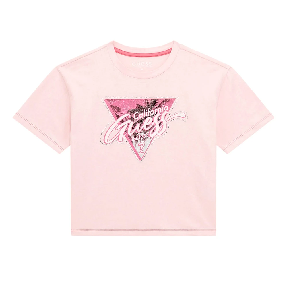 T-shirt Court Tropical 7-14