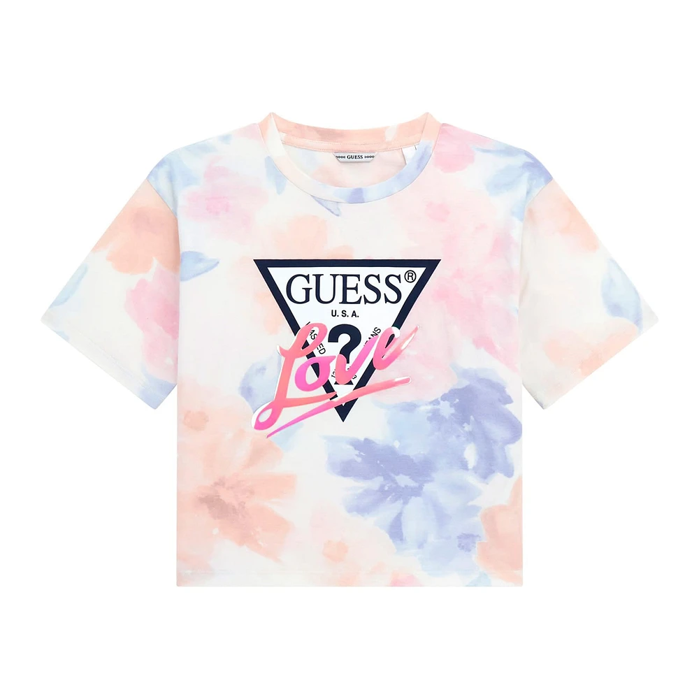 T-shirt Imprimé Fleurs 7-14ans