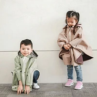 Housse Mi-Saison Poncho 3-en-1 - Pistache