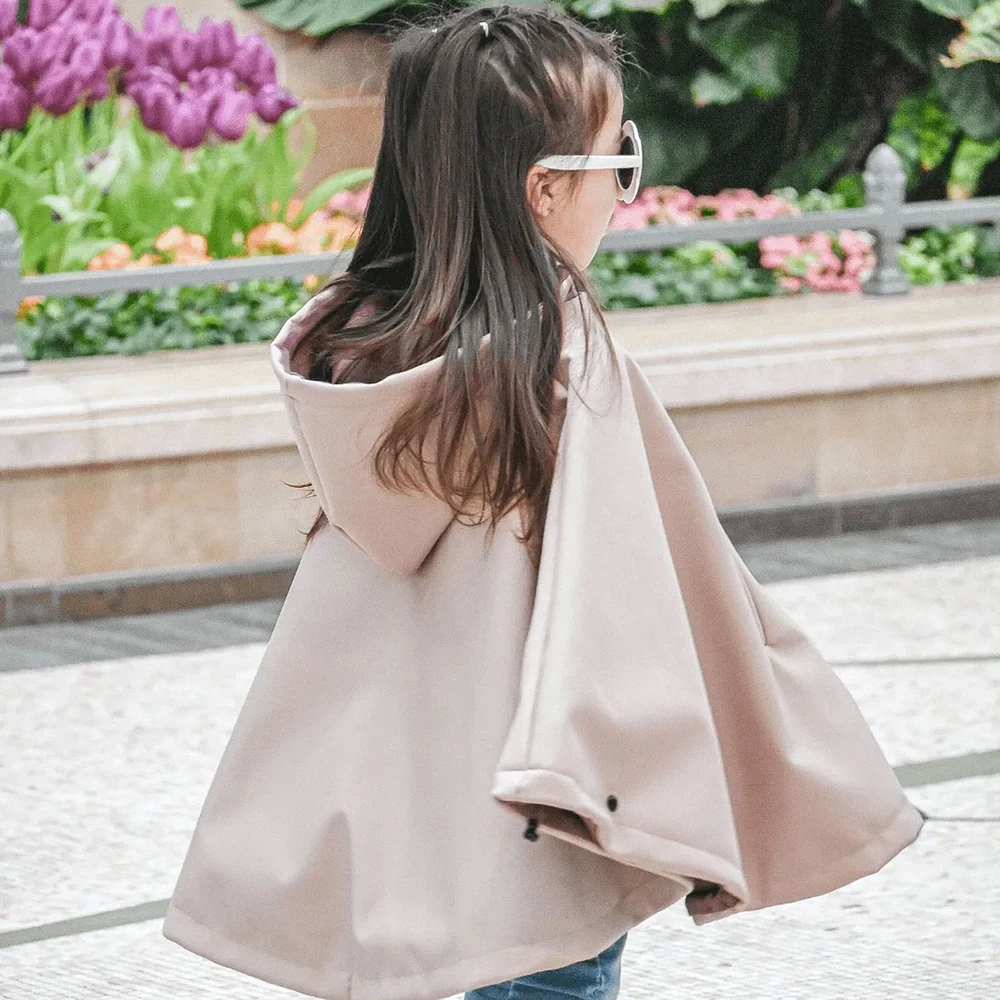 3-in-1 Mid-season Car Seat Cover / Poncho - Plum
