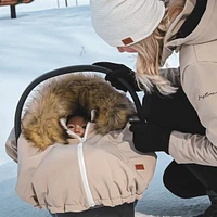 Housse Siège d'Auto / Poncho 3 en 1 - Tan