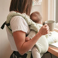 Porte-Bébé en Lin 3 Positions - Menthe