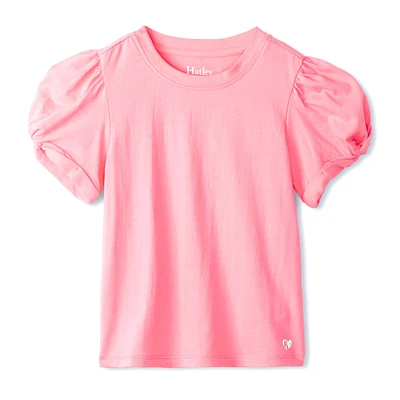 T-Shirt Uni Rose 3-8ans
