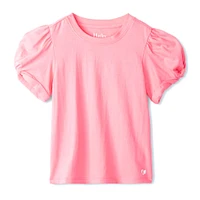 T-Shirt Uni Rose 3-8ans