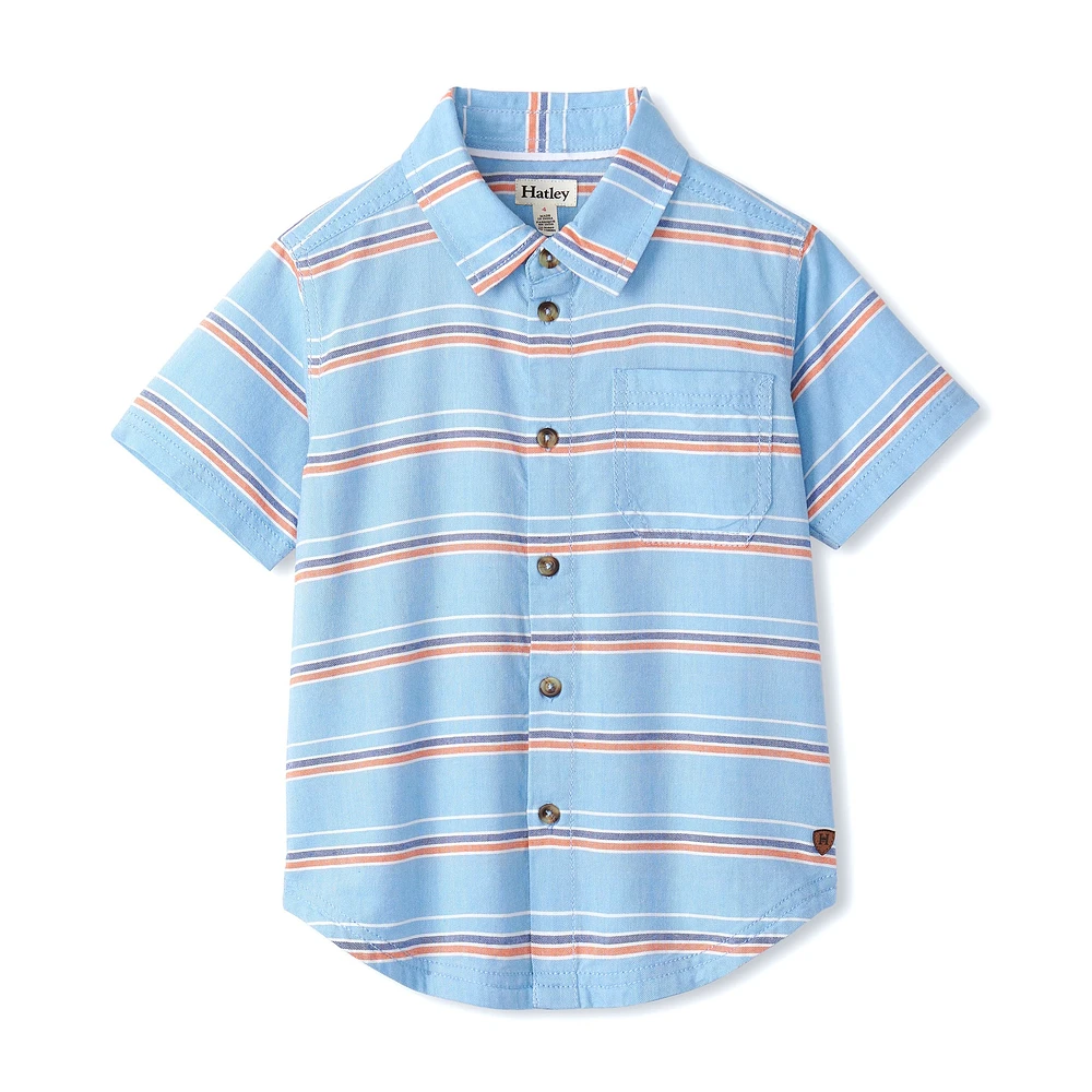 BLue Striped Shirt 2-8y