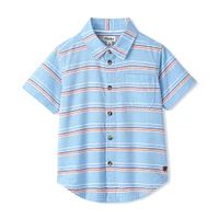 BLue Striped Shirt 2-8y