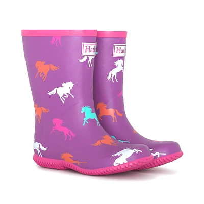 Horses Rain Boots Sizes 6-3