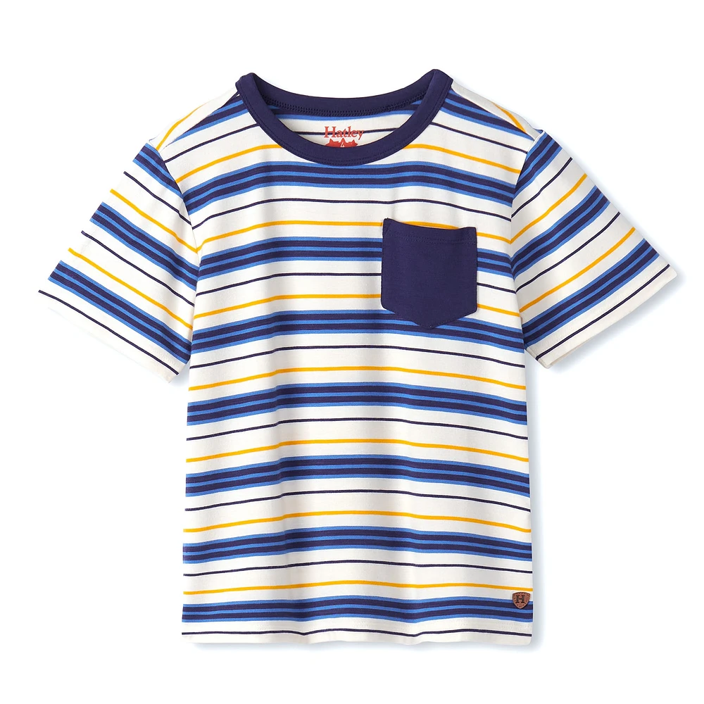 Bamboo Sriped T-Shirt 2-8y