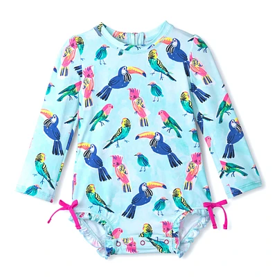 Maillot UV Oiseaux Tropicaux 3-24mois