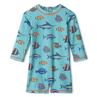 Maillot UV Poisson Tropical 3-24mois
