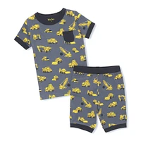 Pyjama Short Construction 3-10ans