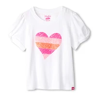 T-Shirt Coeur 3-8ans