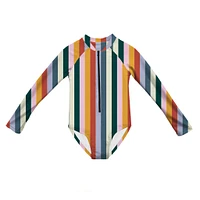 Maillot UV Une Pièce Rayé 2-12ans