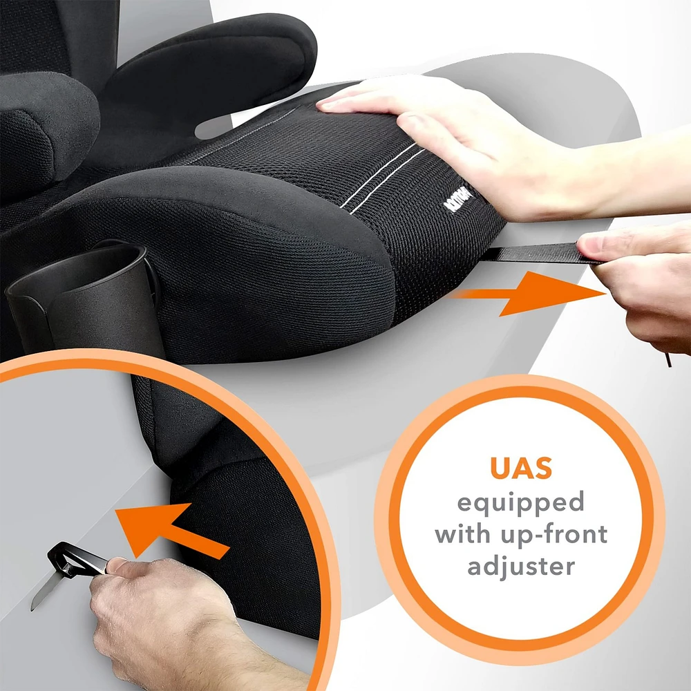 Dreamtime Elite Comfort Booster Car Seat with UAS - Black