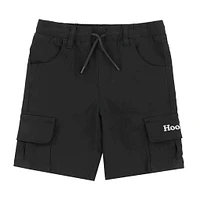 Black Cargo Short 2-12y