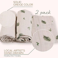 Muslin Blanket (2) - Fern