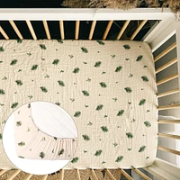 Baby Crib Fitted Sheet - Fern
