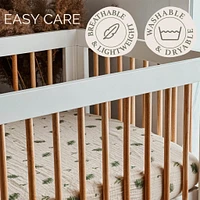 Baby Crib Fitted Sheet - Fern