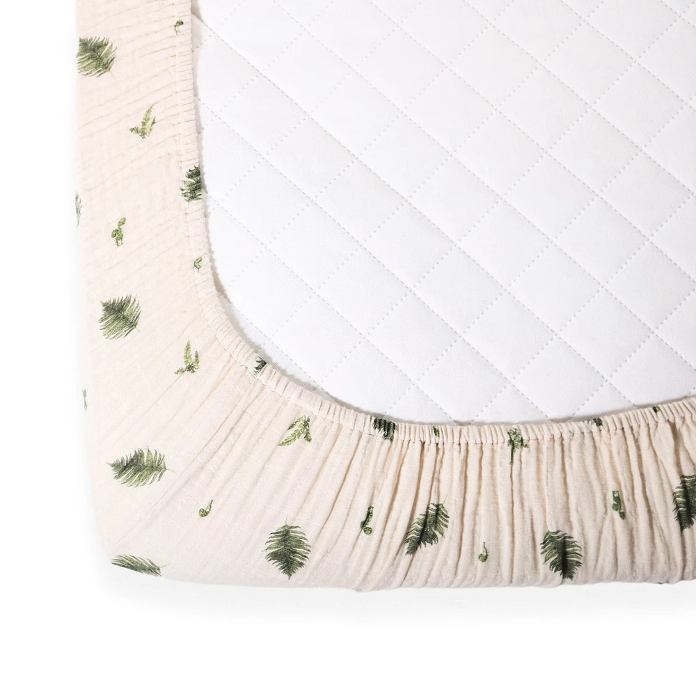 Baby Crib Fitted Sheet - Fern