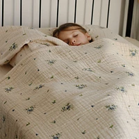 4-Layer Muslin Blanket - Blueberry