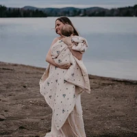 4-Layer Muslin Blanket - Blueberry