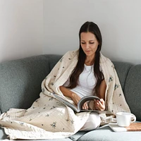 4-Layer Muslin Blanket - Blueberry