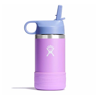 12oz Kids Wide Straw Bottle - Lilac/Pink