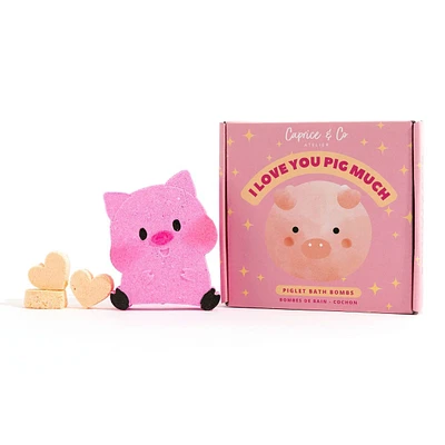Bath Bomb Set - I Love You PIG Much