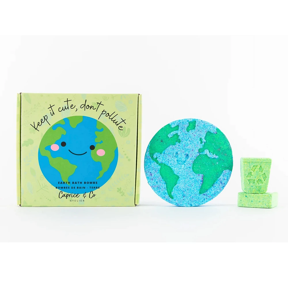 Ensemble de Bombes de Bain - Keep it Cute, Don't Pollute!
