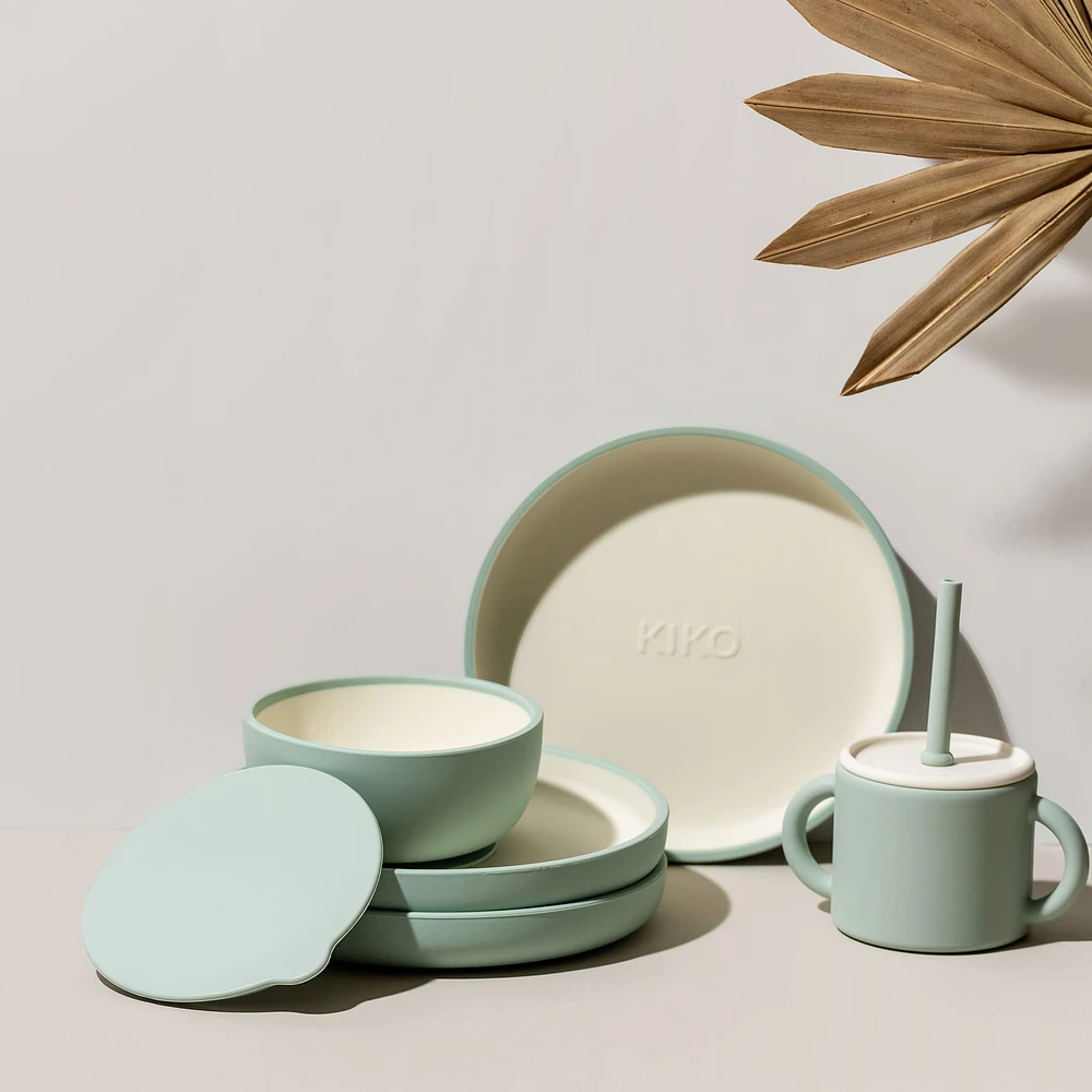 Bol à Ventouse en Silicone avec Couvercle