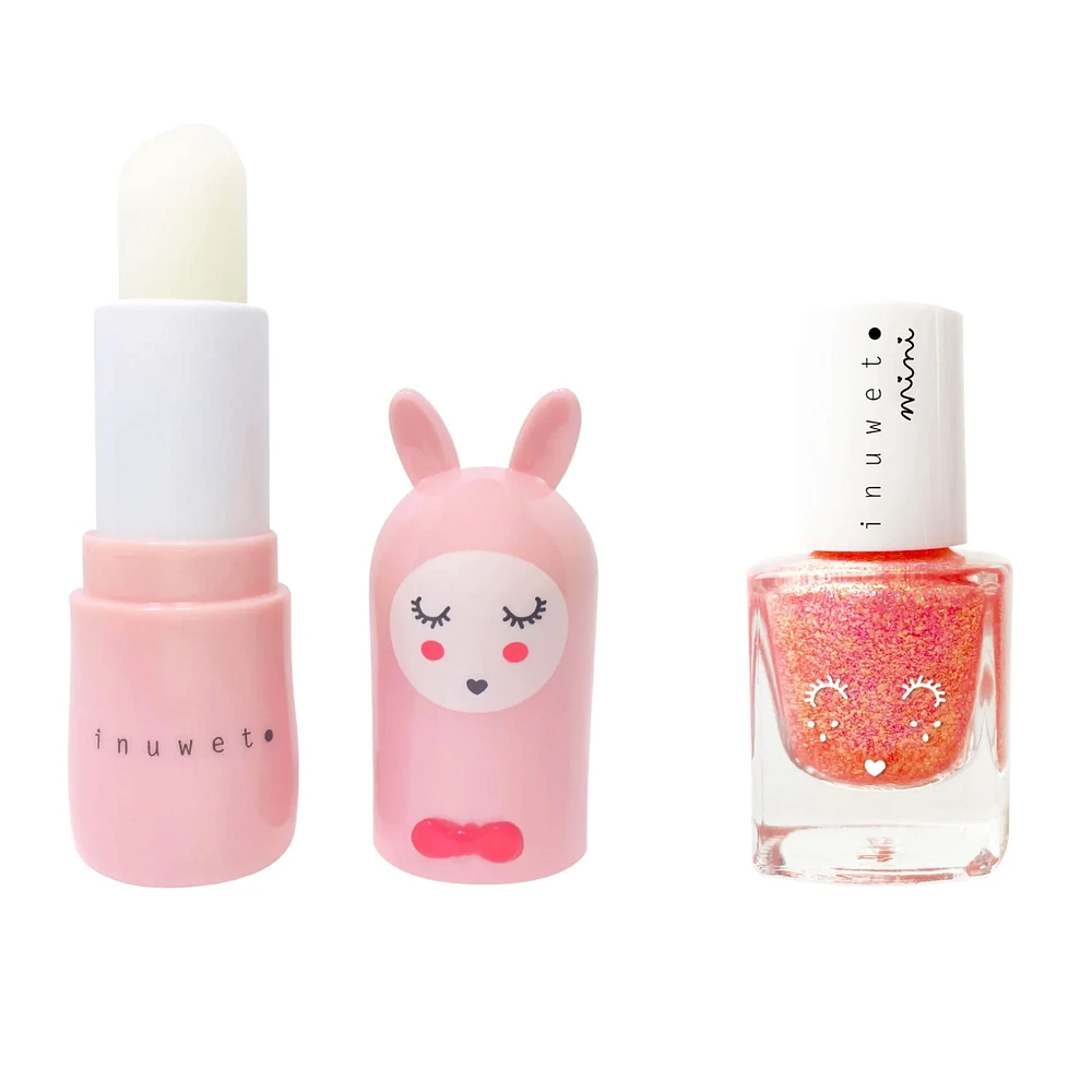 Lip Balm Nail Polish Duo -Pink