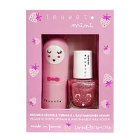 Lip Balm Nail Polish Duo -Pink