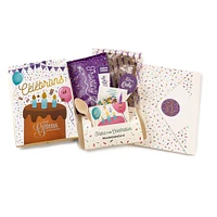 Carte de Souhaits + Gâteau Instantané Chocolat - Célébrons