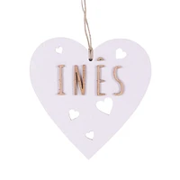 Vintiun-Custom Heart 9cm White